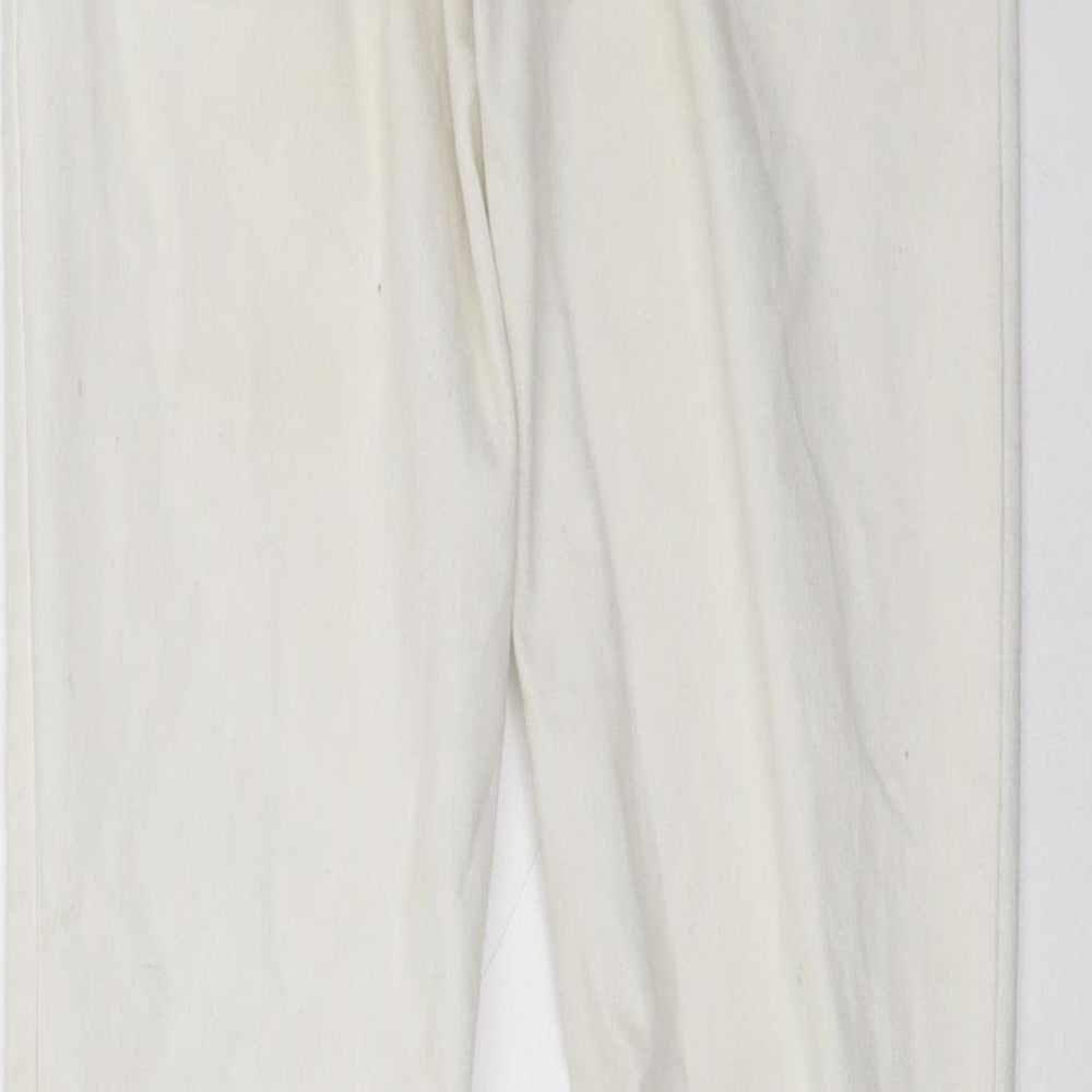 New Look Womens White Denim Skinny Jeans Size 8 L30 in