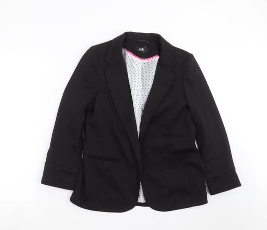 Womens UK Size 10 Wallis Regular Black Blazer