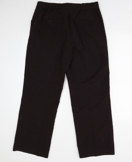 Maine Womens Brown Trousers Size 14 L27 in