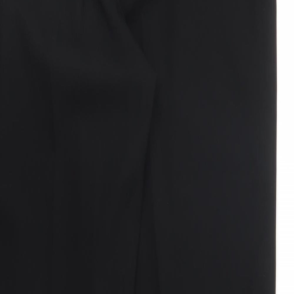 Womens UK Size 32 in Preworn Regular Fit Black Trousers