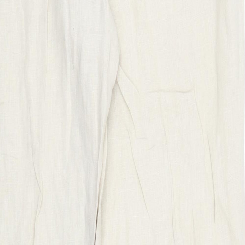 Womens UK Size 16 Kaliko Regular Fit Beige Trousers