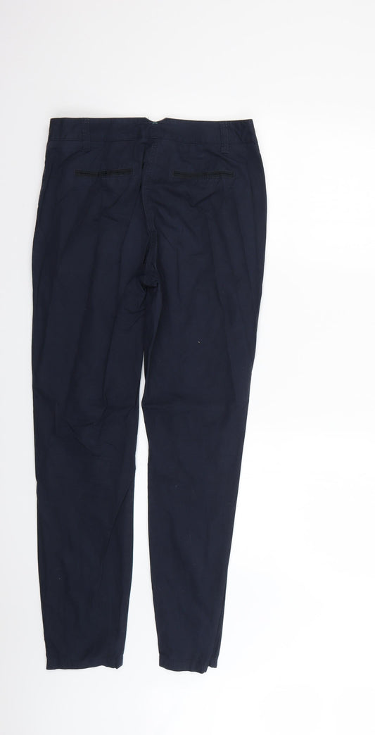 New Look Womens Blue Trousers Size 6 L27 in