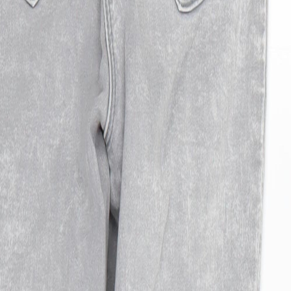 Womens UK Size 8 Preworn Regular Fit Jegging Grey Jeans