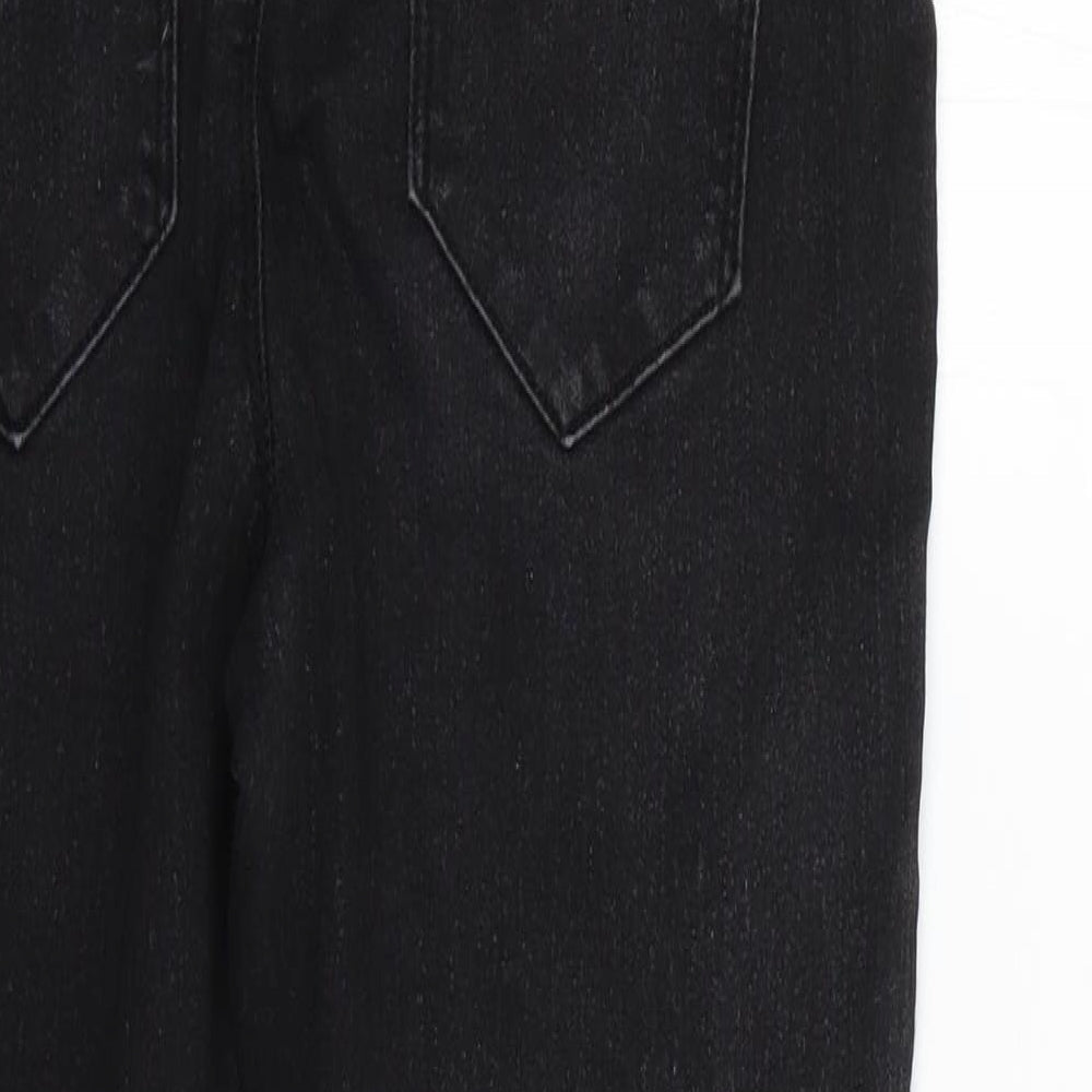 Denim & Co. Womens Black Skinny Jeans Size 14 L27 in