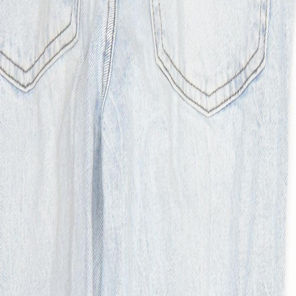 Denim & Co. Womens Blue Skinny Jeans Size 6 L28 in