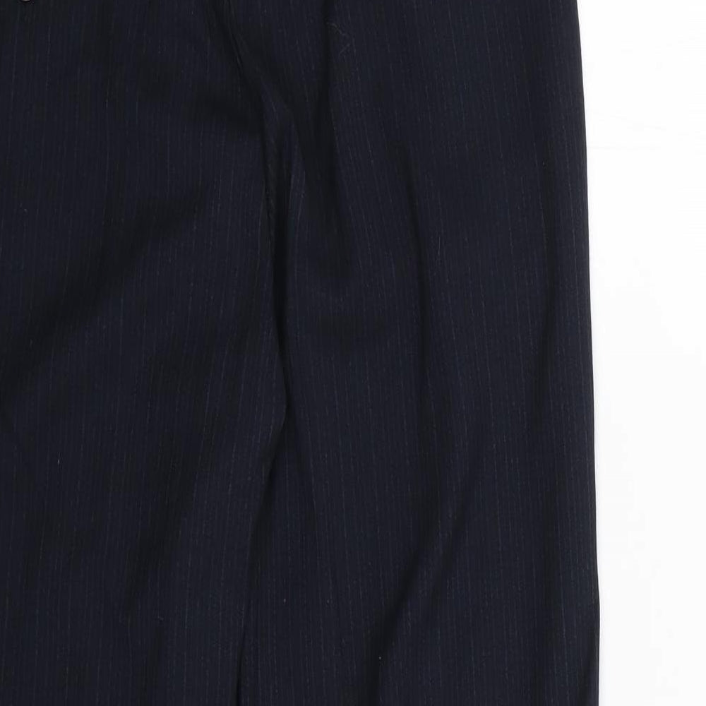 Womens UK Size 10 NEXT Regular Fit Blue Trousers