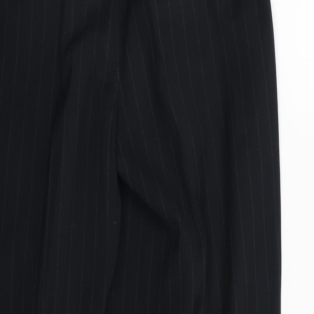 Womens UK Size 10 Marks and Spencer Regular Fit Black Trousers