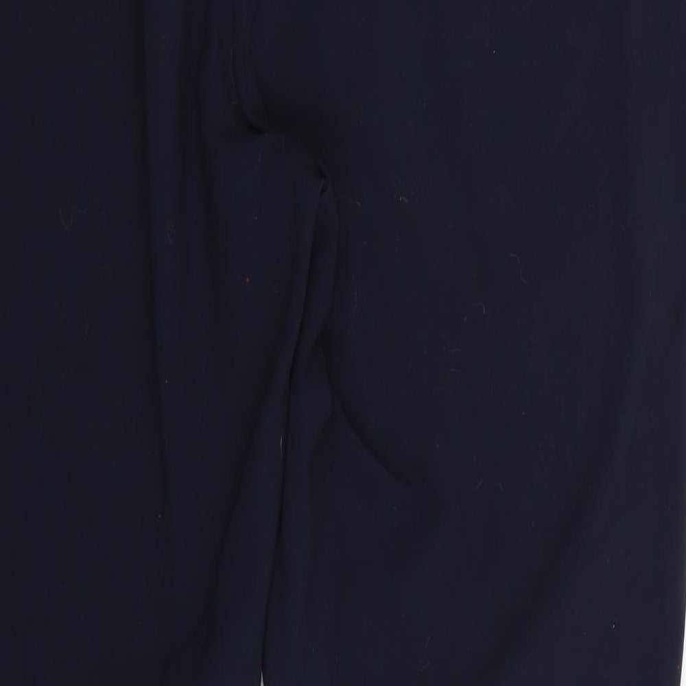 Womens UK Size 18 Marks and Spencer Regular Fit Blue Trousers