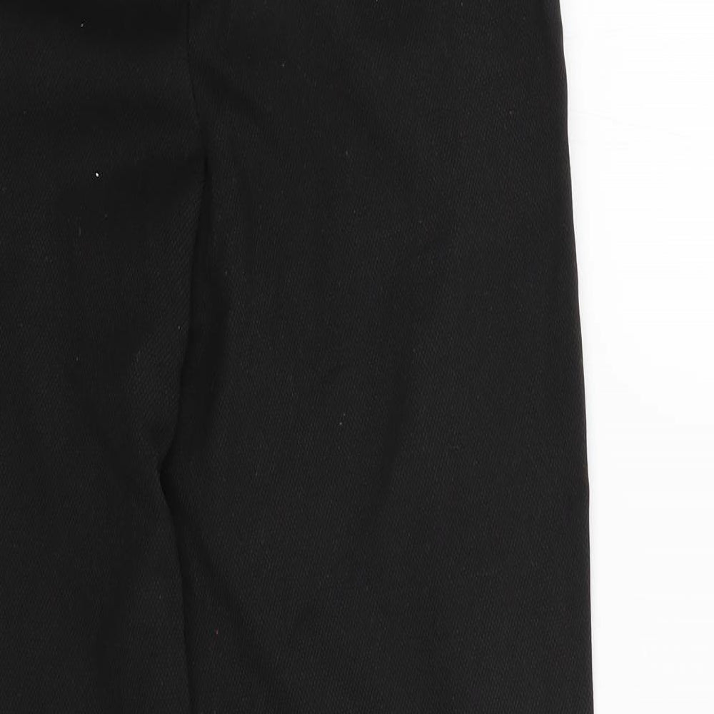 Womens UK Size 8 NEXT Regular Fit Black Trousers