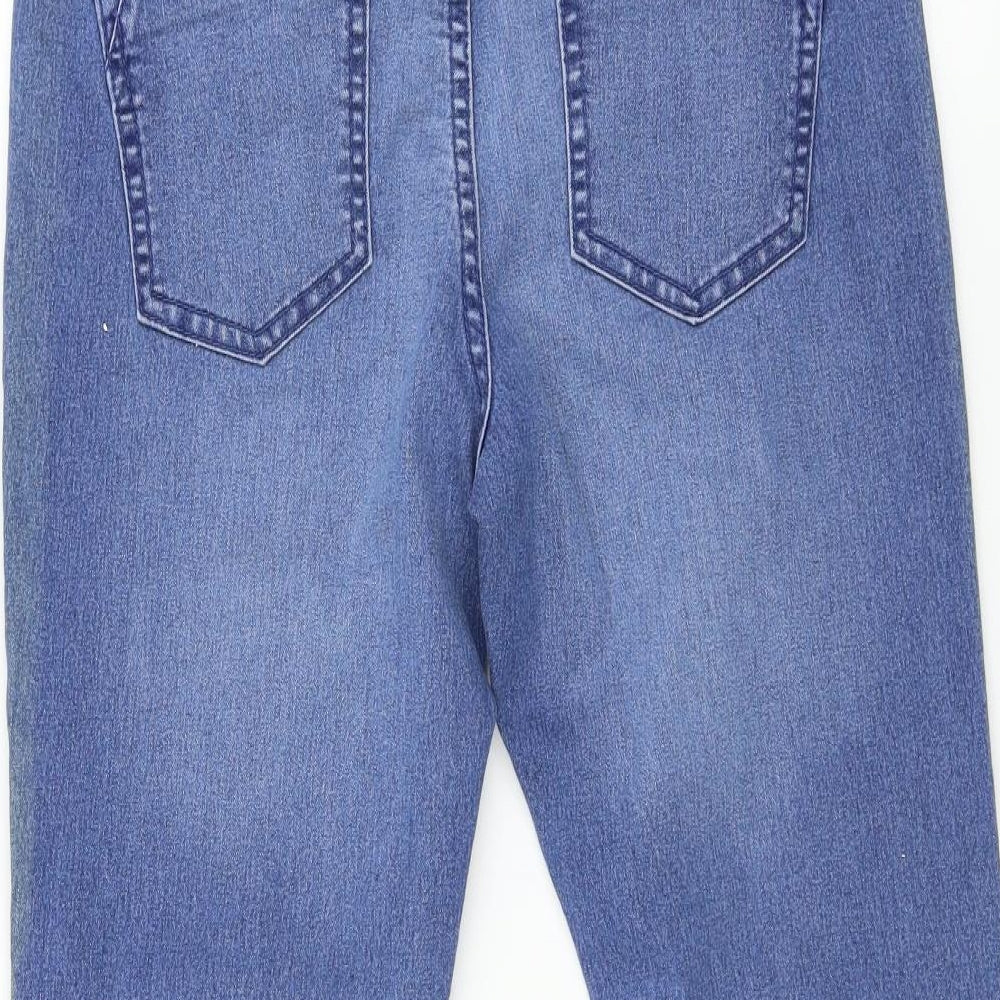 Denim & Co. Womens Blue Skinny Jeans Size 10 L27 in