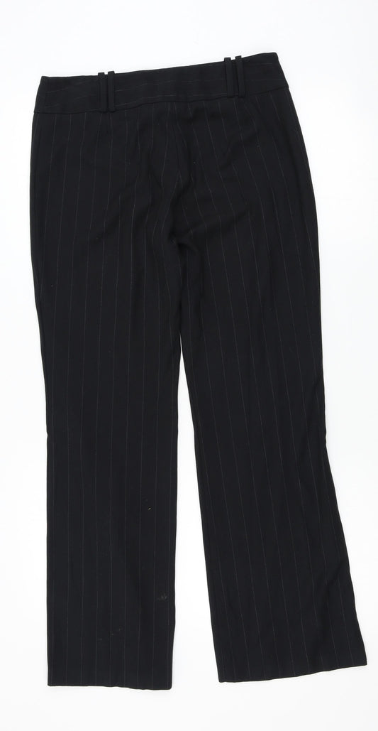 NEXT Womens Black Trousers Size 8 L30 in