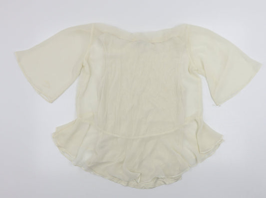 Womens UK Size 8 NEXT Ivory Pullover Jumper