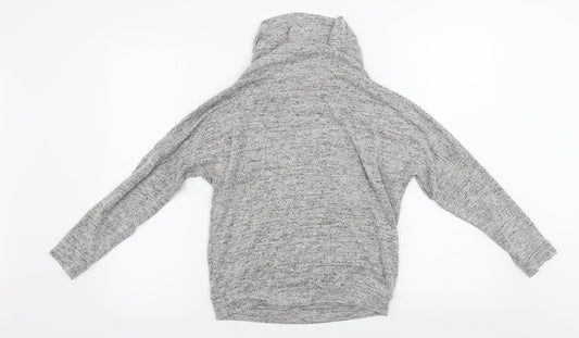 H&M Girls Grey Pullover Jumper Size 10-11 Years