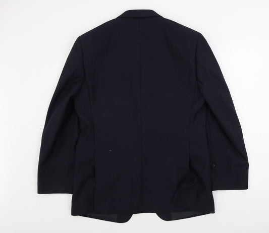 Mens UK Size 42 Burton Regular Blue Suit Jacket