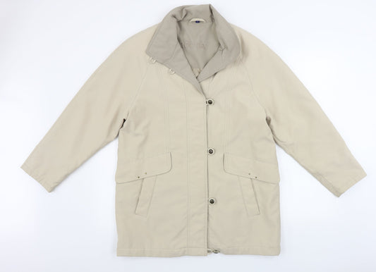 Womens UK Size S TELEMAC Beige Jacket
