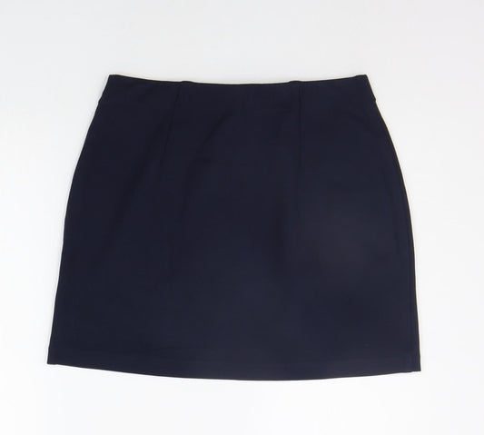 Marks and Spencer Womens Blue A-Line Skirt Size 10