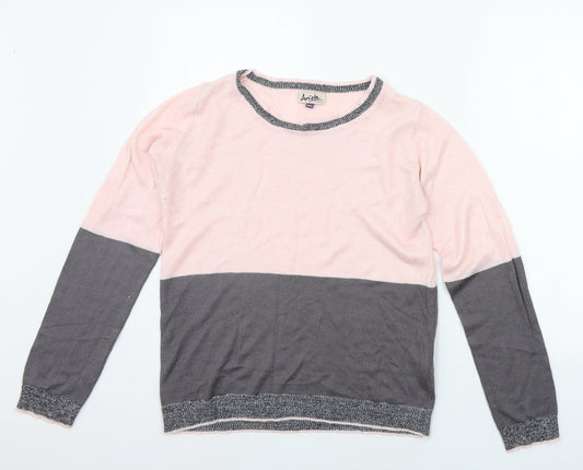 Womens UK Size 10 ARISTA Pink Pullover Jumper