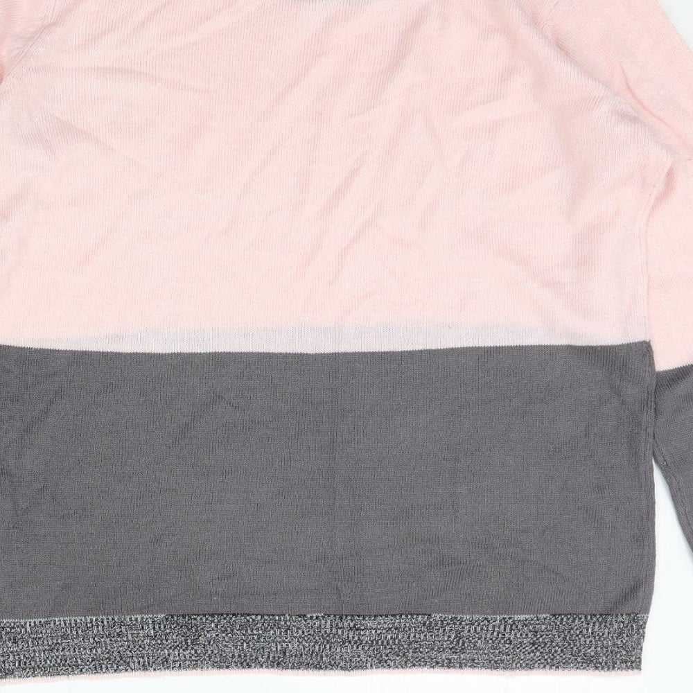 ARISTA Womens Pink Pullover Jumper Size 10