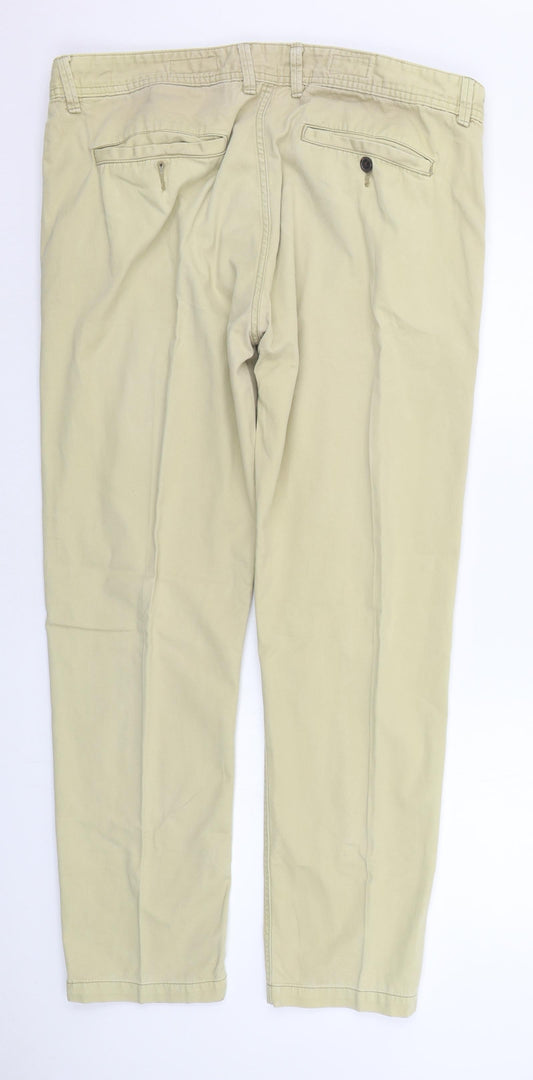 Matalan Mens Beige Trousers Size 38 in L32 in