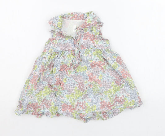 Gap Baby Multicoloured Floral A-Line Size 6-9 Months
