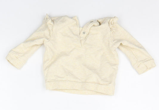 NEXT Baby Beige Pullover Jumper Size 3-6 Months - RABBIT