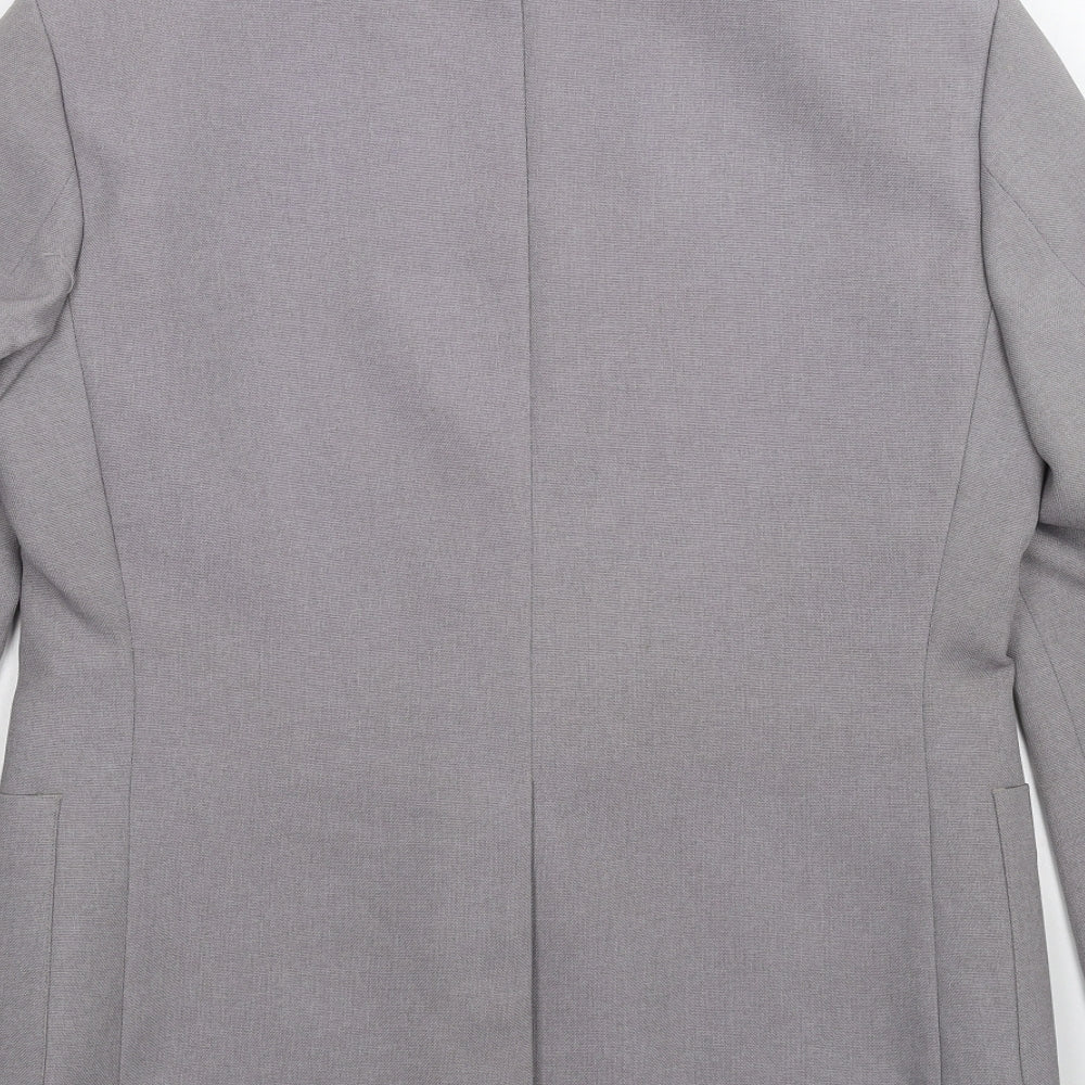 Mens UK Size 40 Preworn Regular Grey Suit Jacket