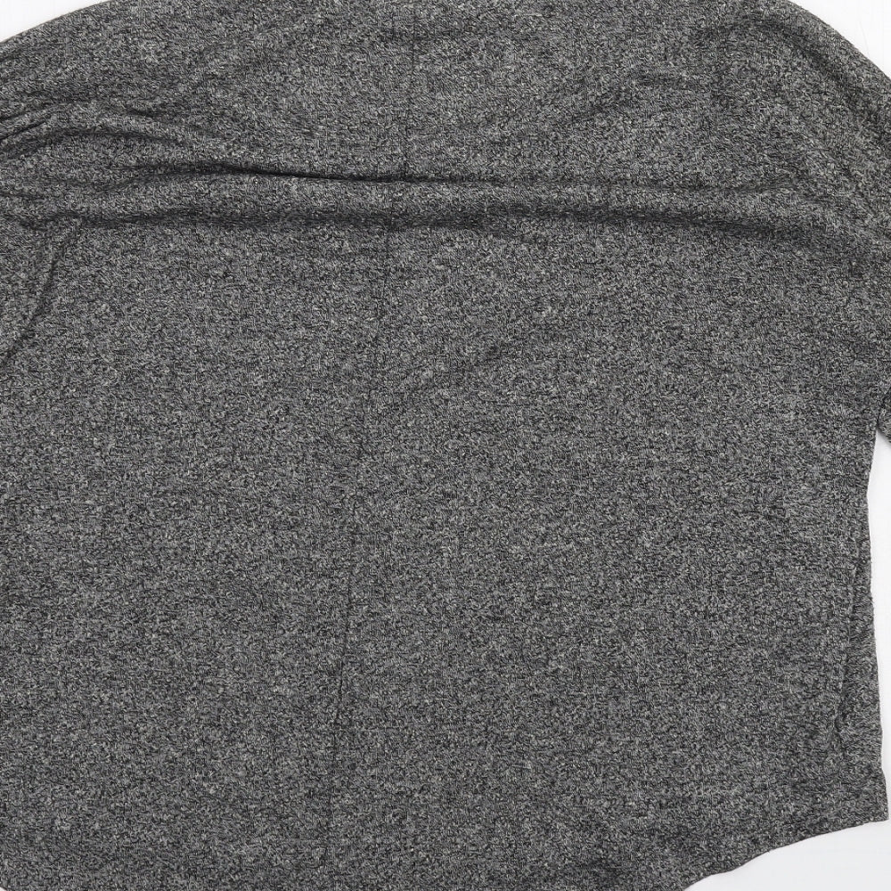 Womens UK Size 8 Select Grey Basic T-Shirt
