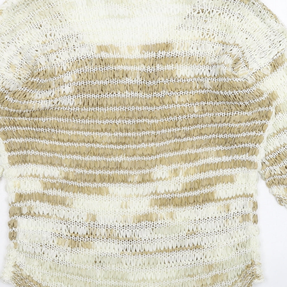 NEXT Womens White Pullover Jumper Size M
