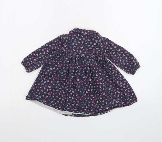 Nutmeg Baby Blue A-Line Size 6-9 Months