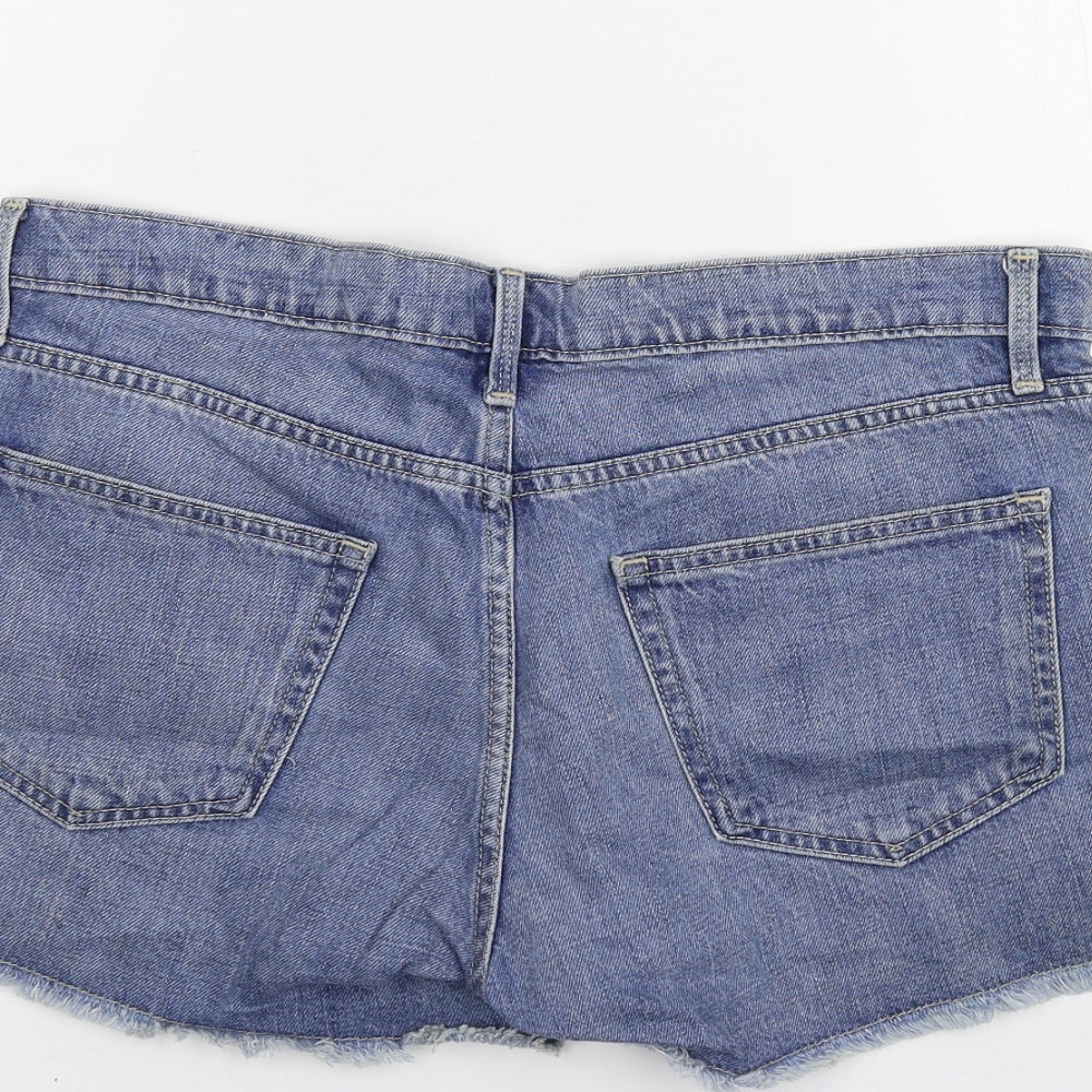 Gap Mens Blue Denim Cargo Shorts Size 28 in