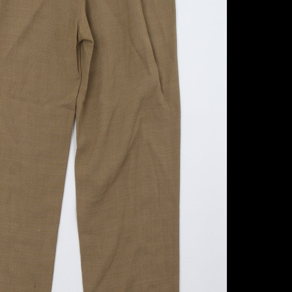 Gerry Weber Womens Brown Trousers Size 10 L31 in