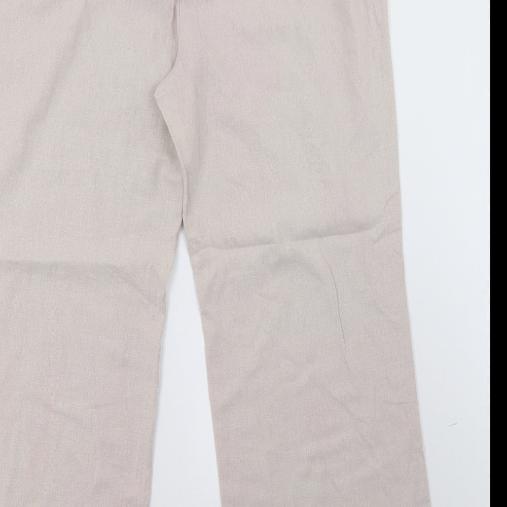 George Womens Pink Trousers Size 14 L26 in