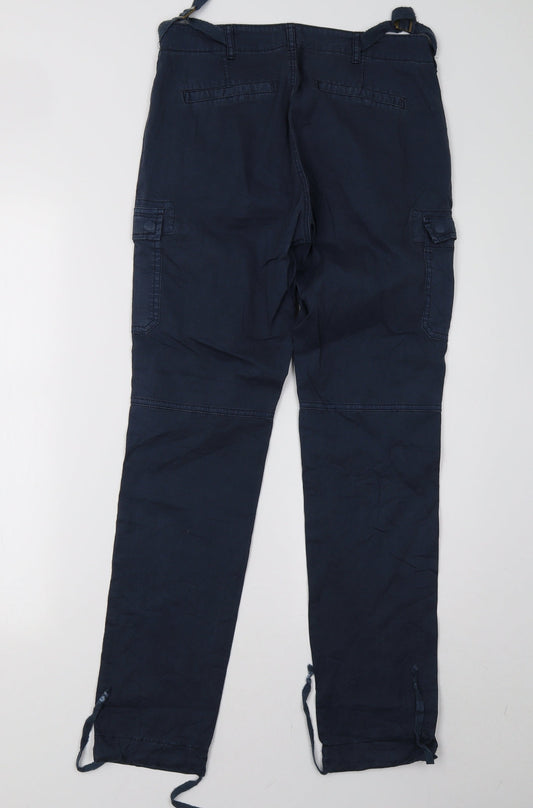 charles vogele Womens Blue Trousers Size 10 L30 in