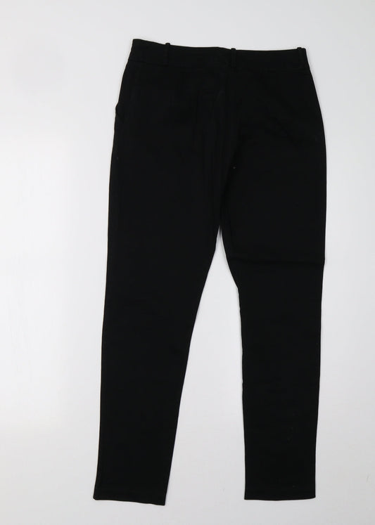 Primark Womens Black Trousers Size 8 L27 in