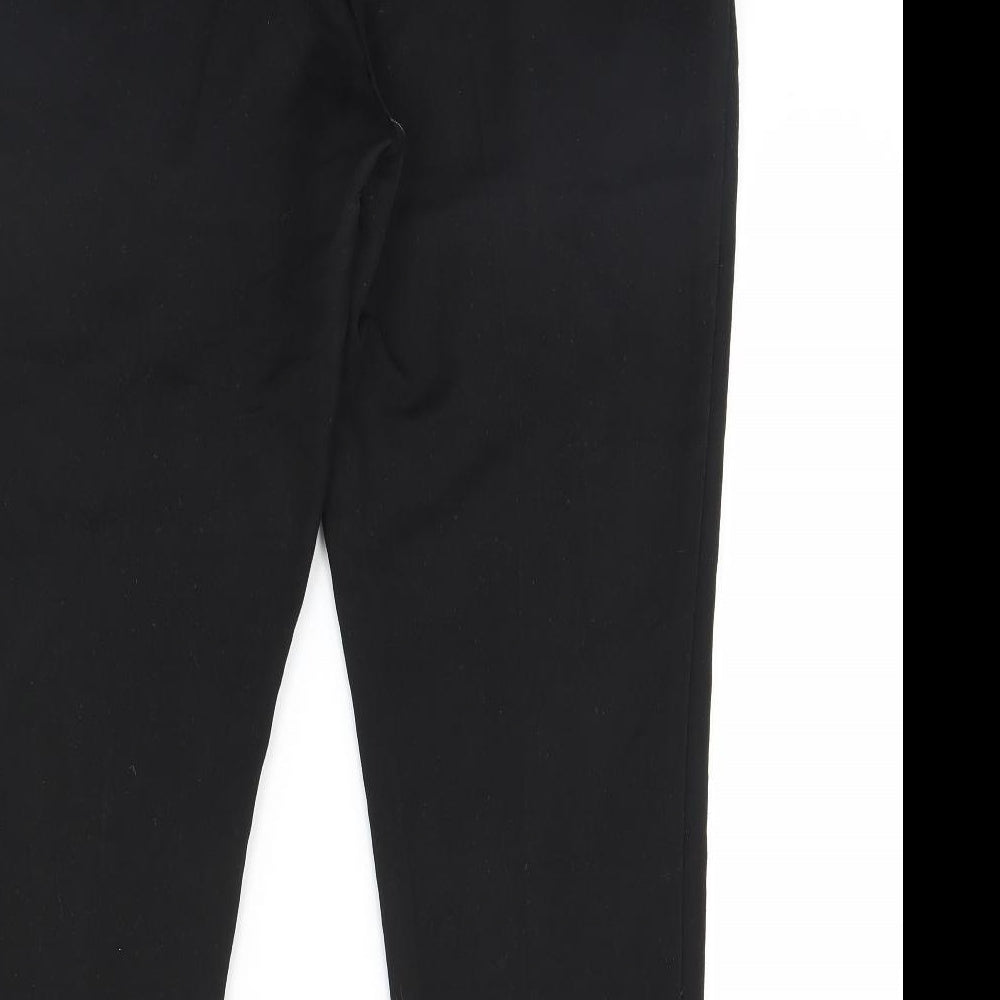 Warehouse Womens Black Trousers Size 14 L28 in