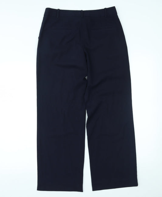 Womens UK Size 10 NEXT Regular Fit Blue Trousers