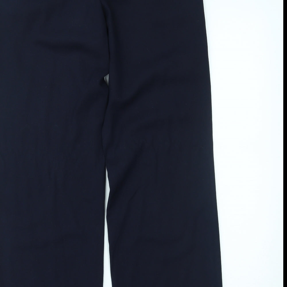 Womens UK Size 10 NEXT Regular Fit Blue Trousers