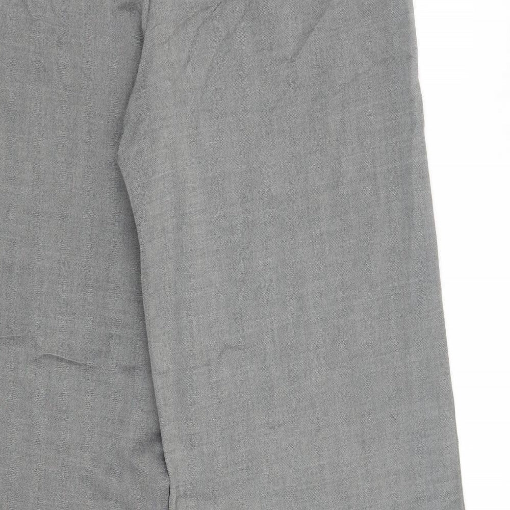 Womens UK Size 10 Marks and Spencer Regular Fit Grey Trousers