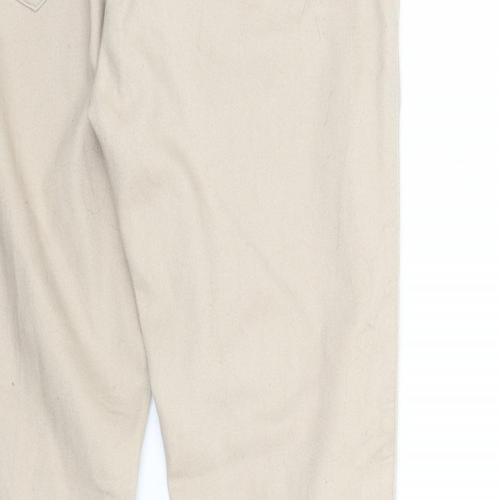 Denim & Co. Womens Beige Jegging Jeans Size 10 L29 in