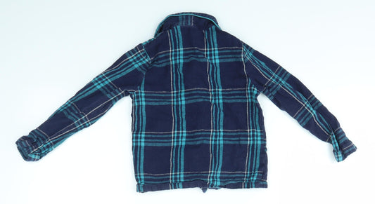 TU Boys Multicoloured Check Pyjama Top Size 5-6 Years