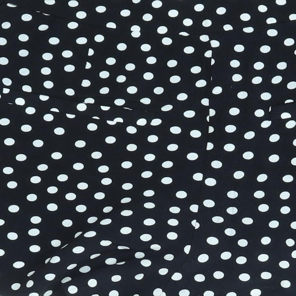 Mango Womens Multicoloured Polka Dot Boyfriend Shorts Size S