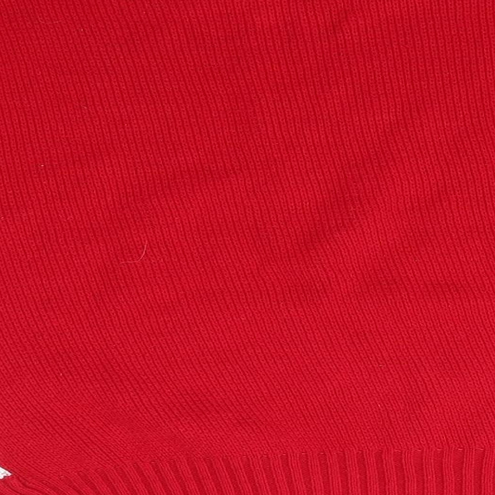 Preworn Mens Multicoloured Pullover Jumper Size M - festive christmas