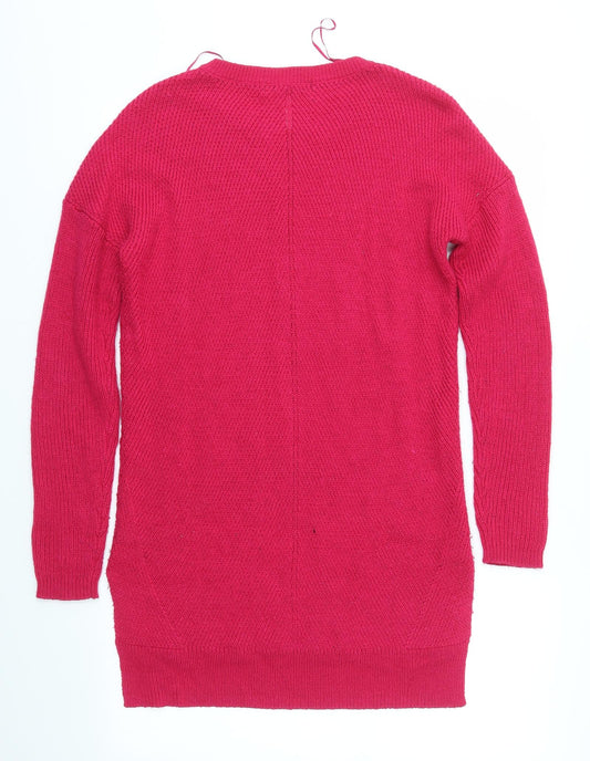 Womens UK Size 10 M&S Pink Pullover Jumper