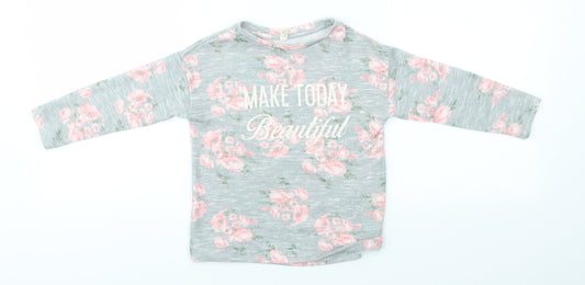 Young Dimension Girls Multicoloured Basic T-Shirt Size 3-4 Years