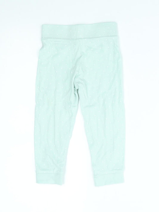 Mini Club Girls Green Polka Dot Pyjama Pants Size 18-24 Months