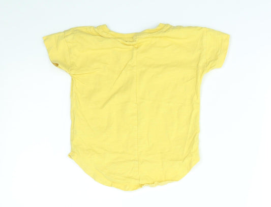 NEXT Baby Yellow Basic T-Shirt Size 12-18 Months