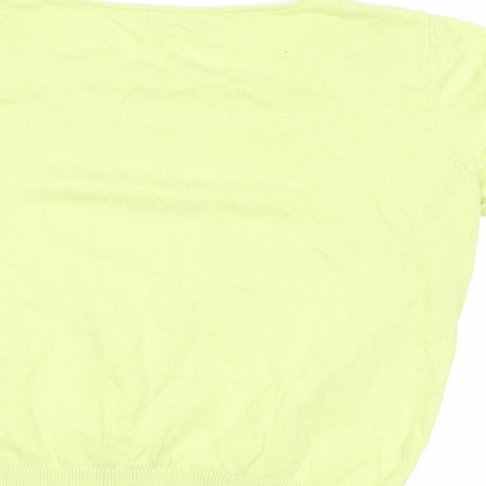 TU Womens Green Henley Jumper Size 8