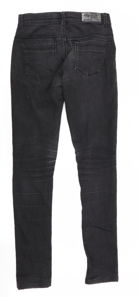 Blue Effect Mens Black Skinny Jeans Size 26 in L31 in