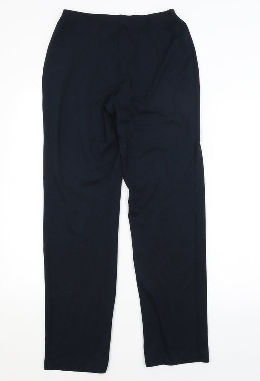 Womens UK Size 8 M&S Regular Fit Blue Trousers