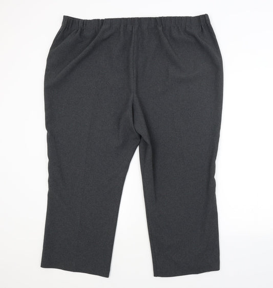 Bonmarché Womens Grey Trousers Size 22 L22 in